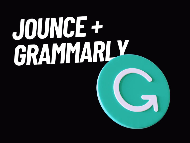 Jounce and Grammarly A Synergy for Superior Writing